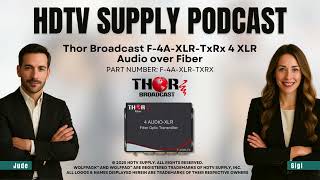 Thor Broadcast F-4A-XLR-TxRx 4 XLR Audio over Fiber