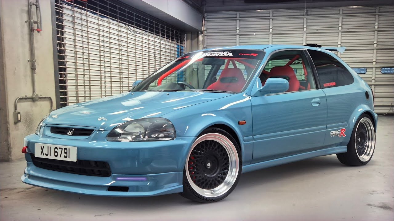 Honda Civic Type R (EK) '97 / 585 hp racing on the Nurburgring ...