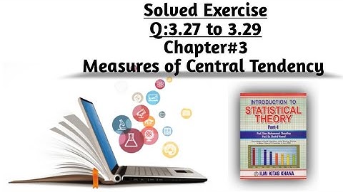 Solved Exercise Q:3.27 to 3.29 (Part#4) By Sher Muhammad Chaudhry |Chapter#3