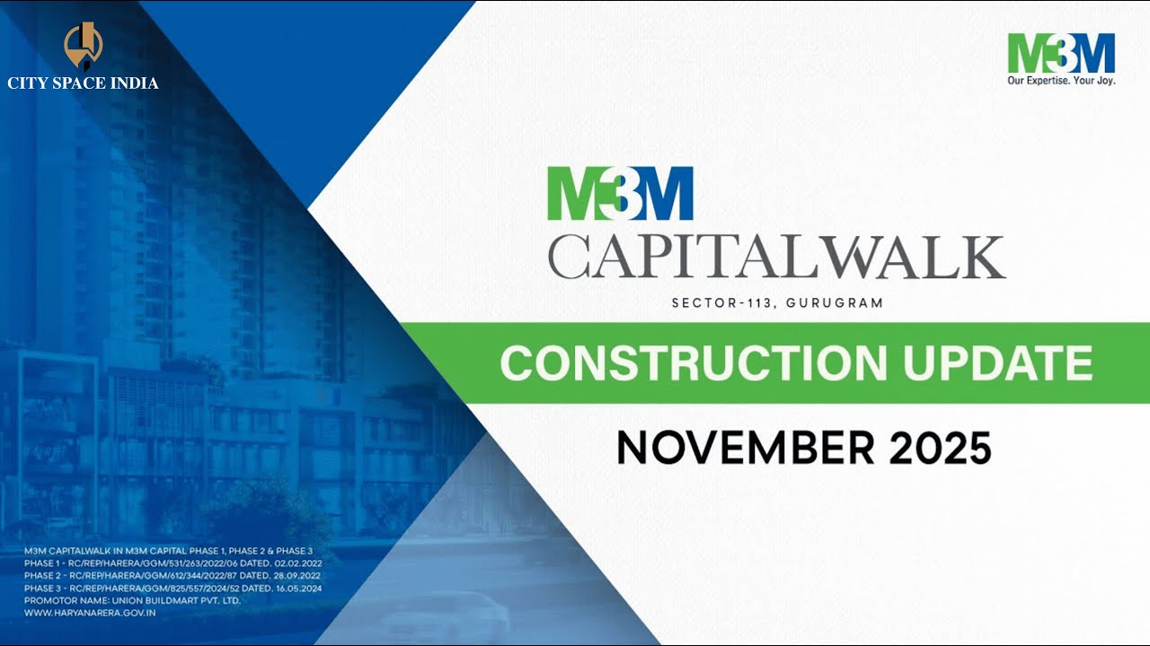 M3M Capitalwalk- Construction Update November 2025