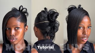 Mohawk Buns with a side bang | Ep6 of 7 days YamaPhondo 