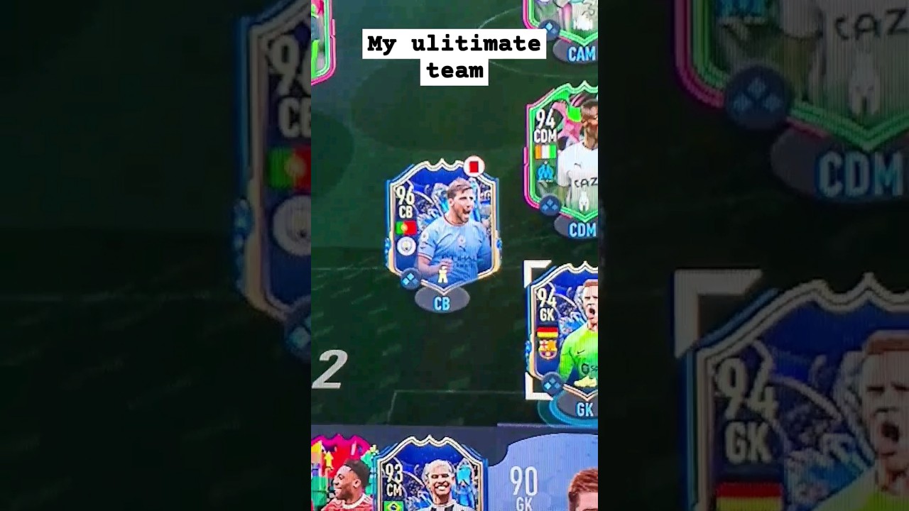 My fifa Ultimate team😤🔥 
