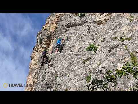 Via Ferrata (ვია-ფერეტა) exploration, beautiful landscapes and caves in Georgia