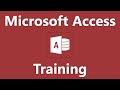 Access 2019 &amp; 365 Tutorial Creating a Report in Design View Microsoft Training