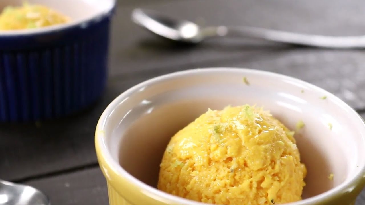 Frozen Mango Yogurt |  Sanjeev Kapoor Khazana