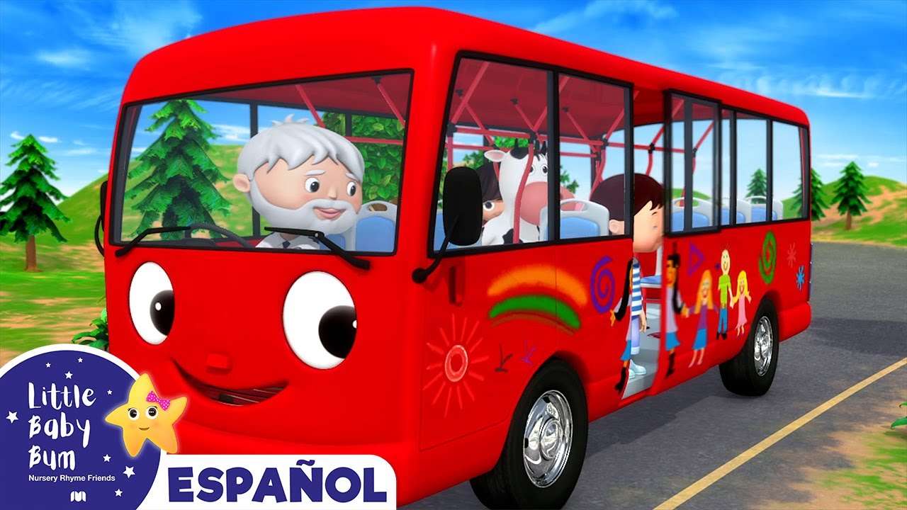 ⁣Las Ruedas del Autobús de Montaña | +más Canciones Infantiles | Little Baby Bum en Español