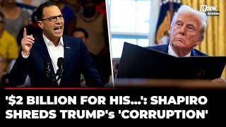 'He's Sitting Behind..': Governor Josh Shapiro Gives Trump a Verbal Lashing At State Democratic Meet