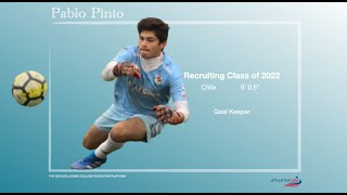 Men's Soccer | 6' 1" GK | Pablo Pinto, Chile | Recruit 2022
