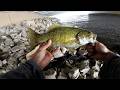 shore casting for walleye and whitebass