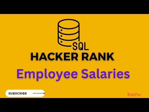 #20 Employee Salaries || HackerRank SQL solution || Hacker Rank Solutions
