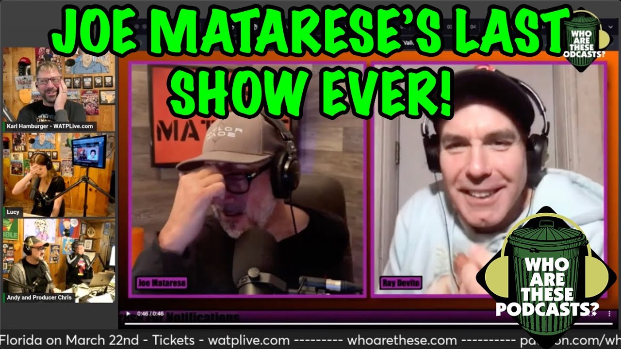 Joe Matarese Just Quit Podcasting! Was It Ray DeVito's Fault?