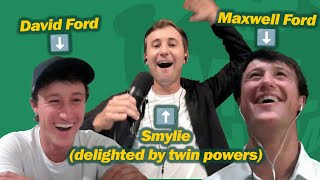 David & Maxwell Ford on twin telepathy and Tar Heel golf