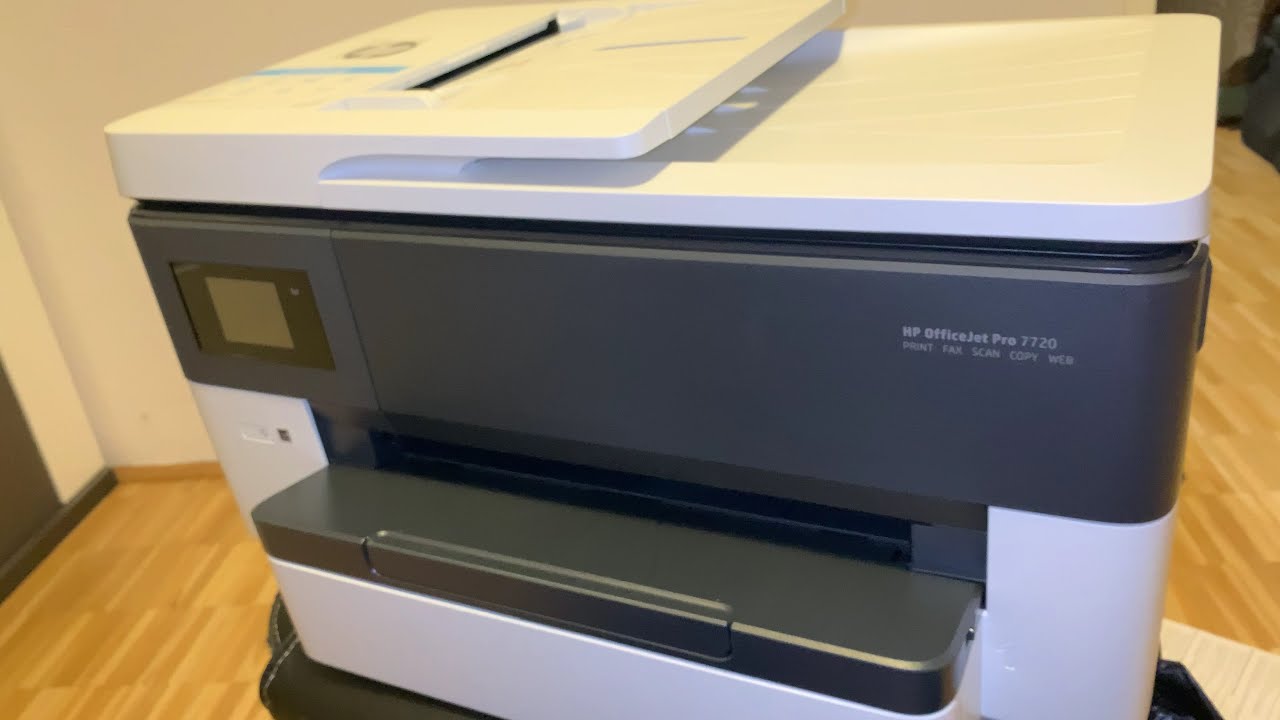 ASMR Unboxing - HP OfficeJet PRO 7720 Printer A3 (Silent) - YouTube