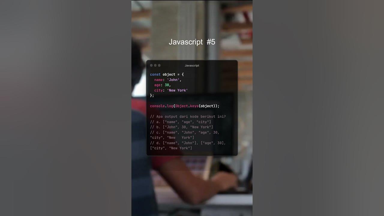 soal javascript no.5 - YouTube