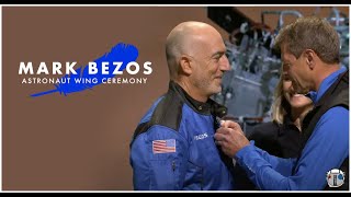 Mark Bezos Gets His Astronaut Wings | New Shepard First Flight Net Worth
