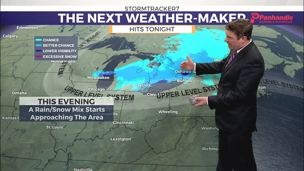 A Wintry Mix & Light Snow in the Forecast - YouTube
