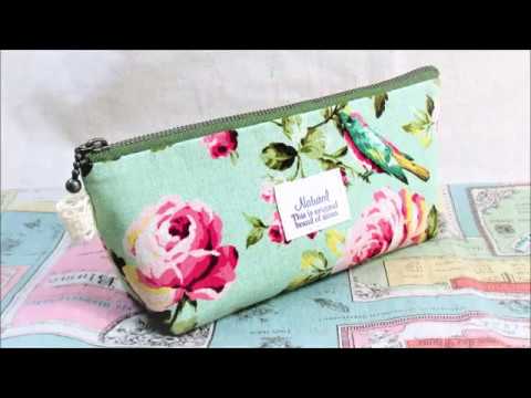 手縫いでペンケース 作ってみた 作り方 How To Make A Lined Zipper Pouch マチ付き 裏地付き Hand Sewing Youtube