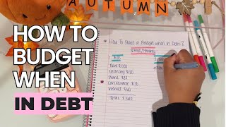 Episode 1: How to Budget when in Debt | Simple Strategy