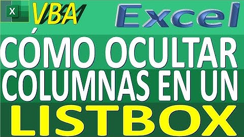 ocultar columnas en listbox proyecto