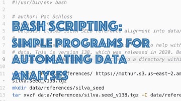How to write bash scripts: Automating steps in data analysis to make them more reproducible (CC018)