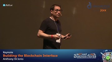 laBITconf 2016 Dia 2 (13/16) Anthony Di Iorio: Building Blockchain Interface