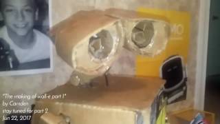 How to make a robot Wall-e part 1