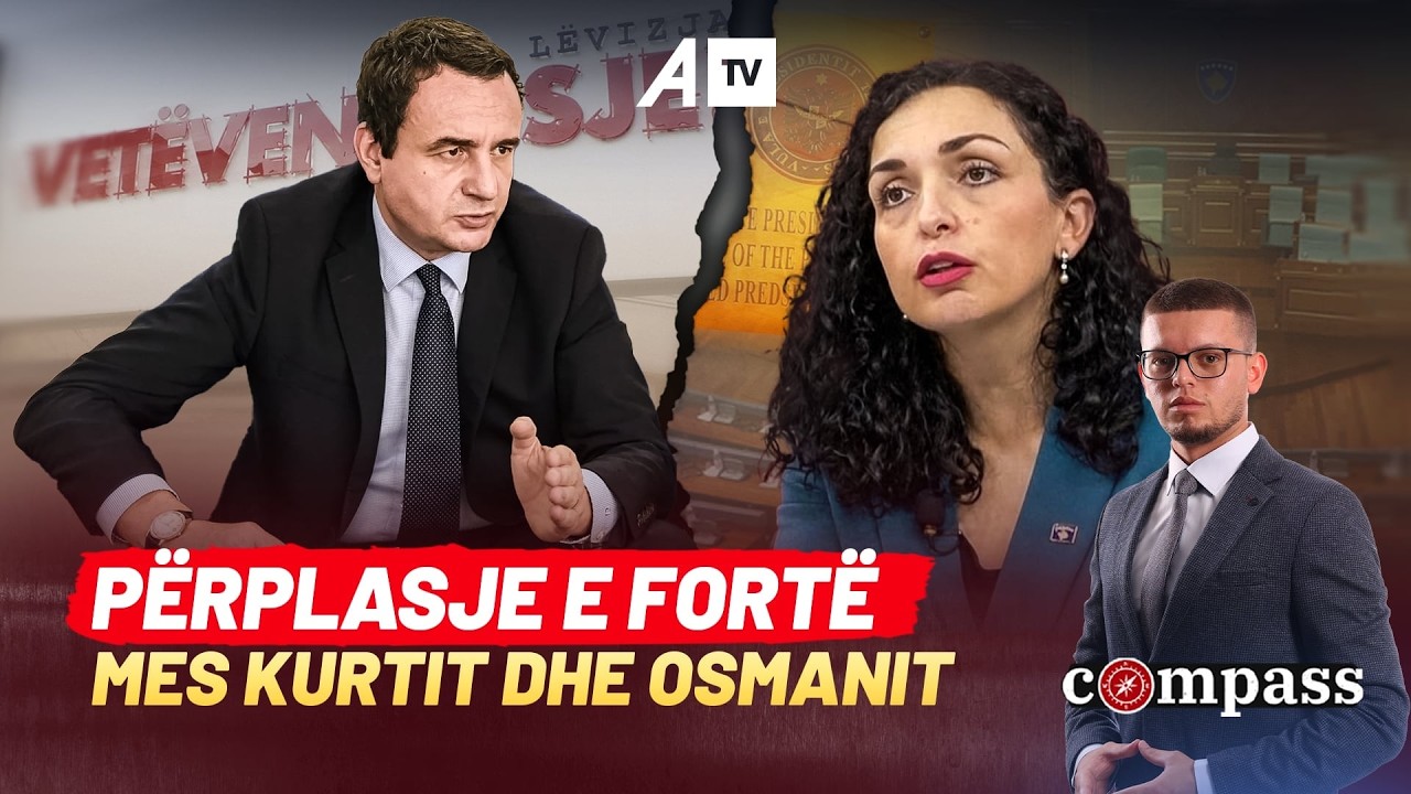 Përplasje mes Kurtit dhe Osmanit/Konjufca për president - Compass - 04.03.2026 @ATVofficialchannel