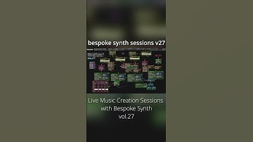 bespoke synth sessions v27 short #synth #electronicmusic #bespokesynth #techno