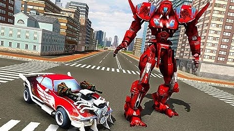 Robot Car War Transform Fight Android Gameplay - (By Tech 3D Game Crazy) Android Gameplay - Part-2