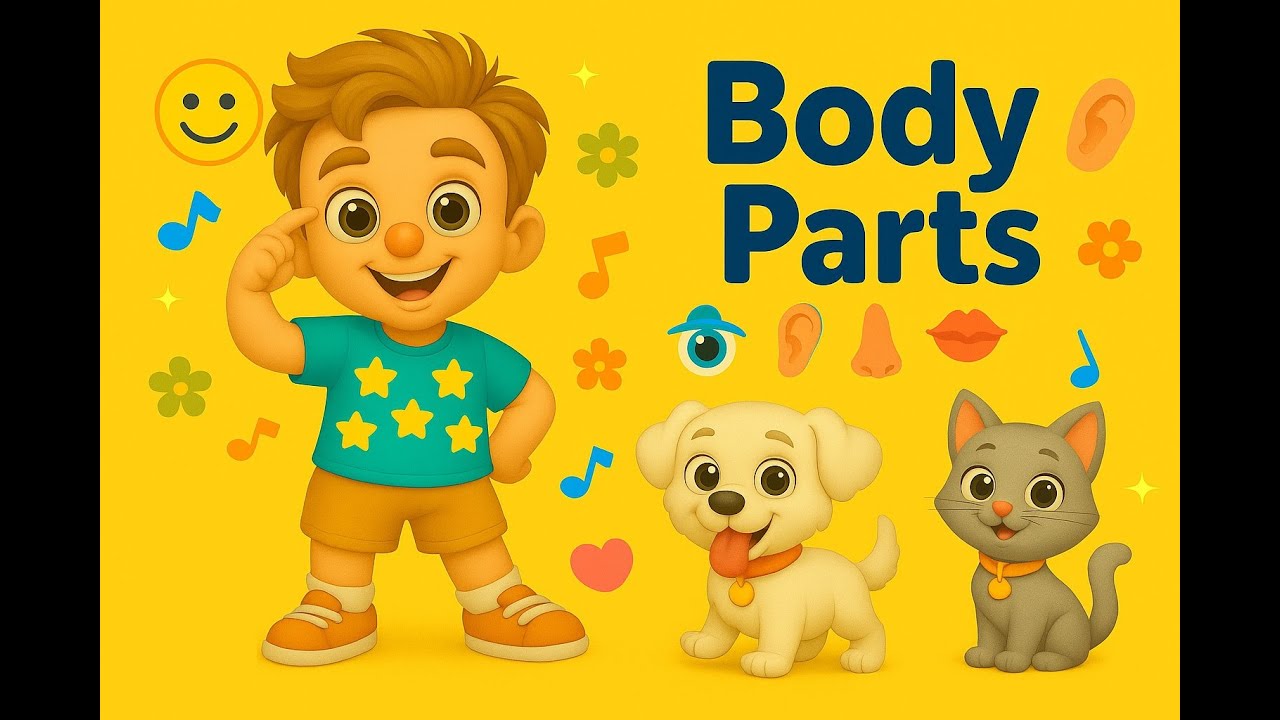 Let’s Learn Body Parts with Tiago | Fun Educational Song for Kids 🎶👶 