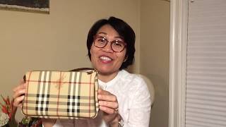 Burberry hand bag real vs fake review. How to spot counterfeit