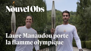 JO-2024 : Laure Manaudou première tricolore à porter la flamme olympique