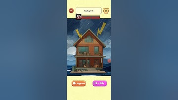 Weird Things Brain Puzzle level 6 help the girl find better housing.