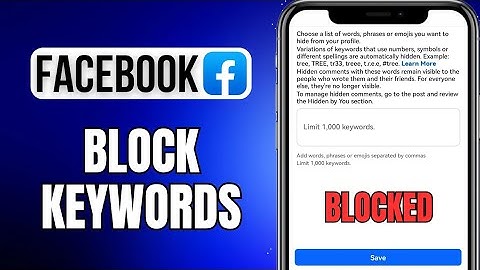 How To Block Specific Words On Facebook | iOS & Android