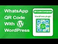WhatsApp QR Code Generator for WordPress Website | WordPress QR Code Generator Plugin | Sharabindu