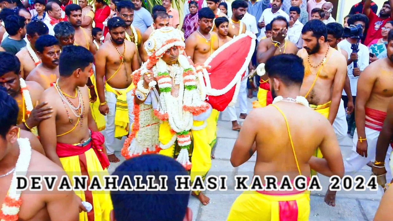 Sri Moukthikamba Devi Hasi Karaga ll Devanahalli Karaga 2024