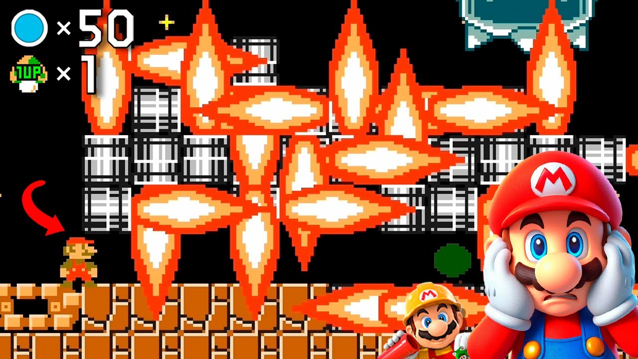 Este Nivel NO DEBERIA ESTAR AQUI 🤔🤯 IRON BROS CHALLENGE Super Mario