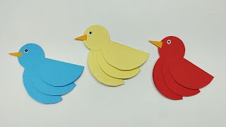 Paper Bird Craft 🐦 | DIY Paper Bird 🐦 | Simple and Easy Paper Craft Ideas