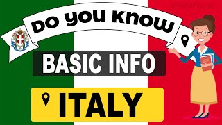 Do You Know Italy Basic Information | World Countries Information #85 - General Knowledge & Quizzes