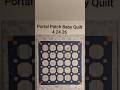 Portal Patch Baby Quilt, 4.24.26