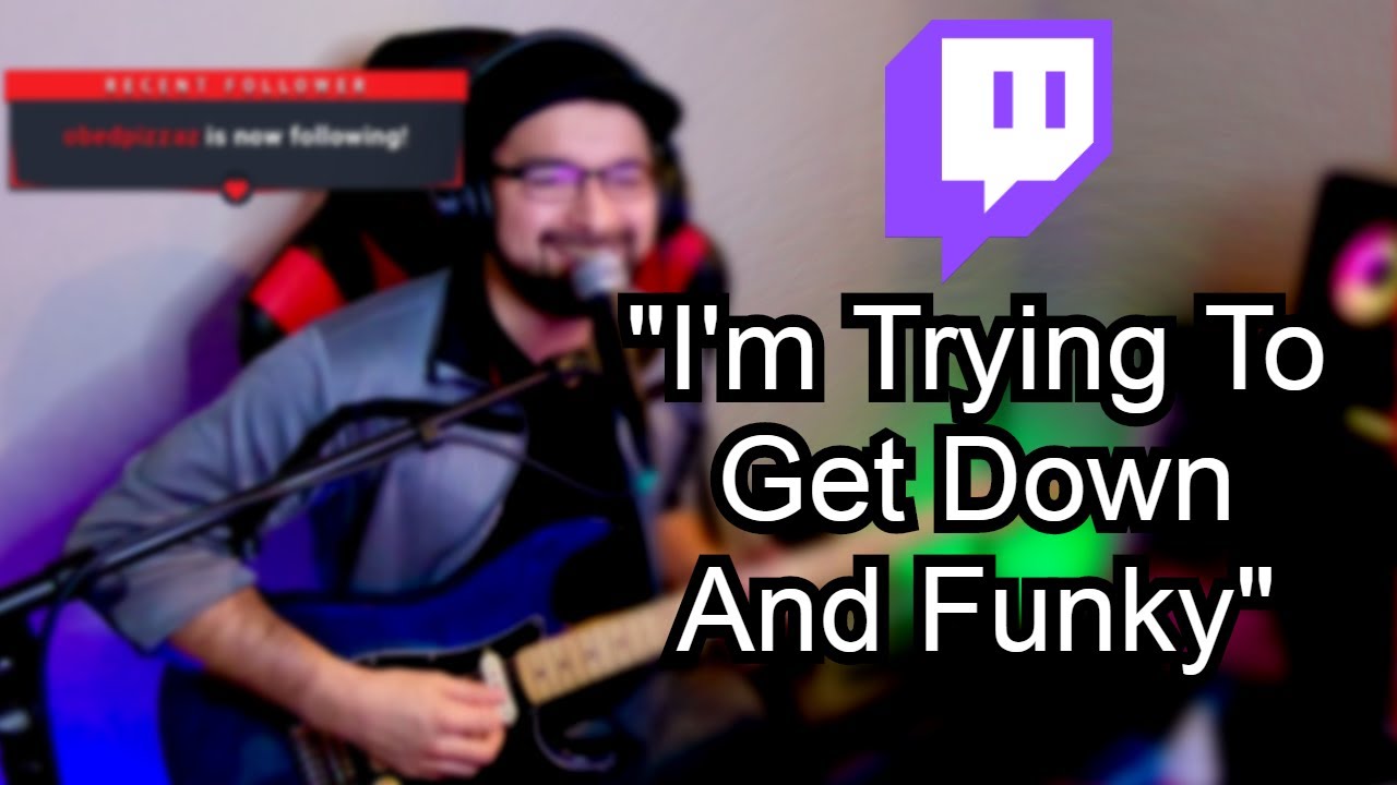 When Chat Requests A Funky Guitar Jam | Twitch Streamer Earns New Follower