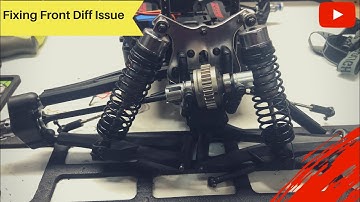 BE6S Team Redcat TRMT8E Rebuild project front diff