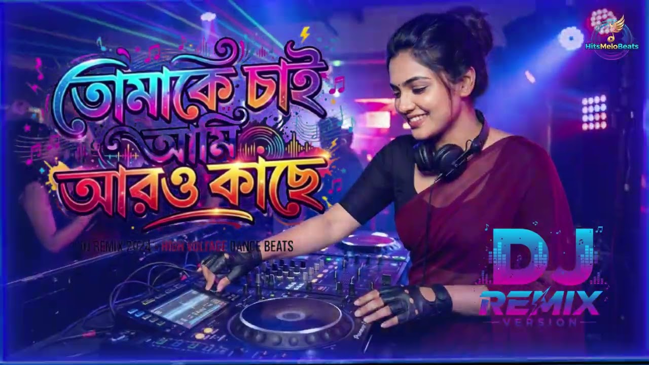 তোমাকে চাই আমি আরো কাছে - DJ Dance Remix | Runa Laila Hits | Female Vocal Cover | Hits Melo Beats