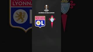 PRONO LYON vs CELTA + ASTON VILLA vs LILLE (retour) ✅🏆 #foot #football #shorts