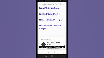 PG Revaluation November 2022 (Affiliated college student) Result