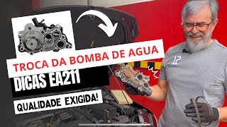 Como Substituir a Bomba de Água Audi Jetta tiguan VW UP 1.0 e 1.4 Dicas Práticas Motor EA211