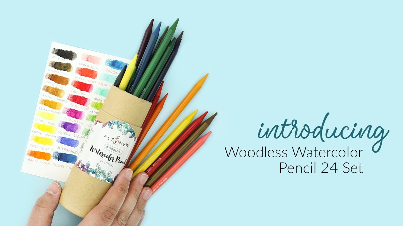 Woodless Watercolor Pencil 24 Set
