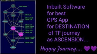 CHAKRAS : Inbuilt Software for best GPS app for destination of TF journey as Ascension screenshot 2