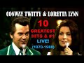 Capture de la vidéo Conway Twitty &Amp; Loretta Lynn - 10 Greatest Hits &Amp; #1 Songs - Live! (1970-1988)