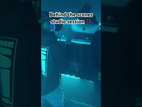 Behind the scenes studio session ‼️ #explorepage #fyp